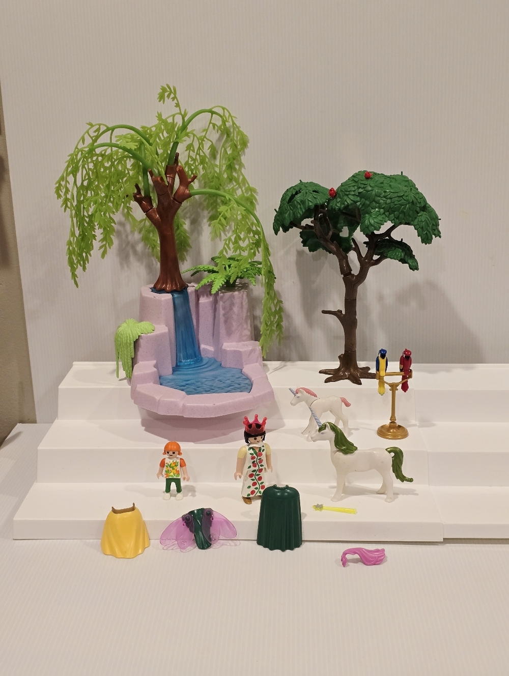 Playmobil Fairy Fountain and Unicorn Playset Set